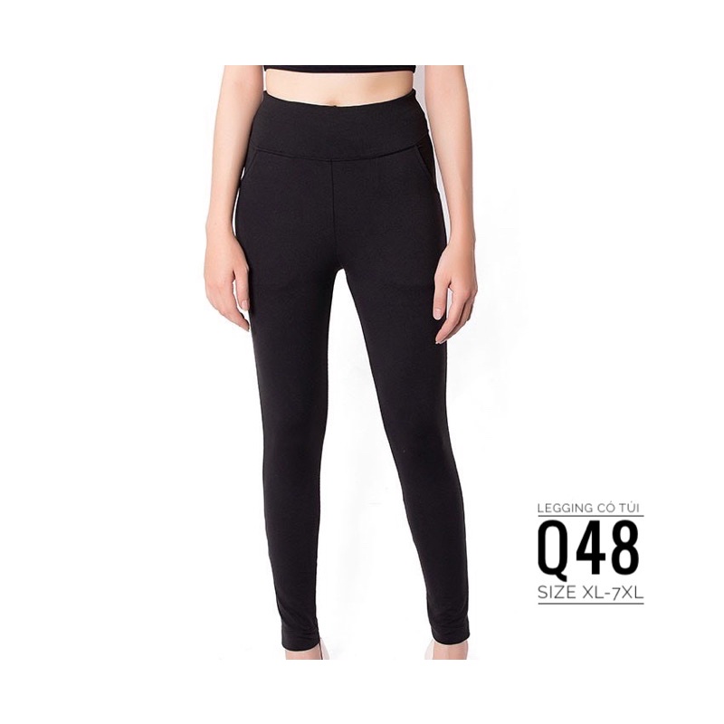 BIGSIZE Quần legging có túi Q48