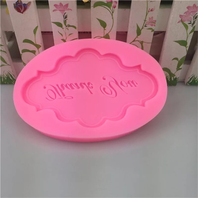 Khuôn rau câu 4D silicone Chữ thank you (Kích thước đọc mô tả)