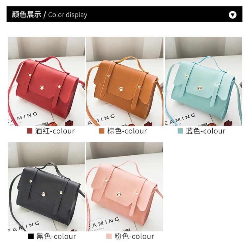 ❤Túi đeo chéo da mini Hàn Quốc xinh xắn cho nữ❤️