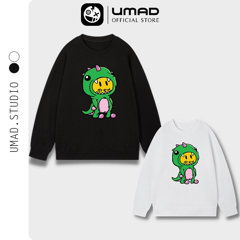 Áo Sweater UMAD Unisex D.R.E.W Oversize Form rộng tay dài in hình phong cách Street style năng động đi chơi đi học