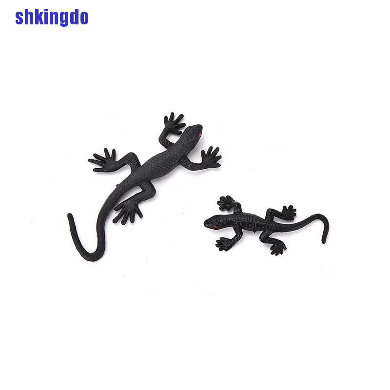 Set 2 mô hình thằn lằn đồ chơi bằng nhựa vui nhộn