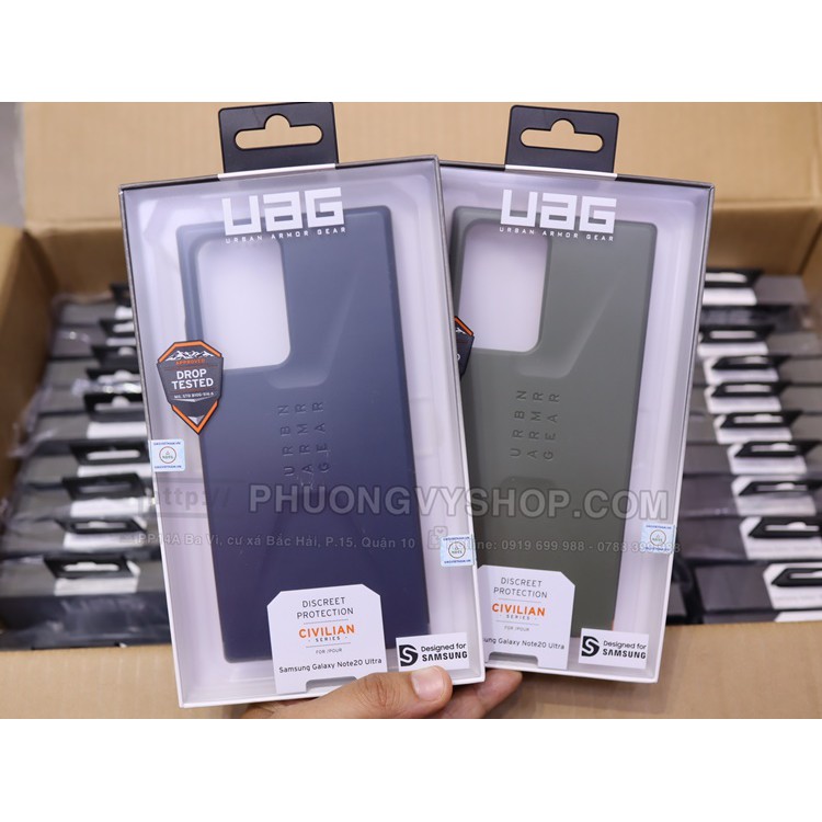 [Quà tặng] Ốp UAG Civilian chính hãng (iPhone 12 ProMax, Note20Ultra)