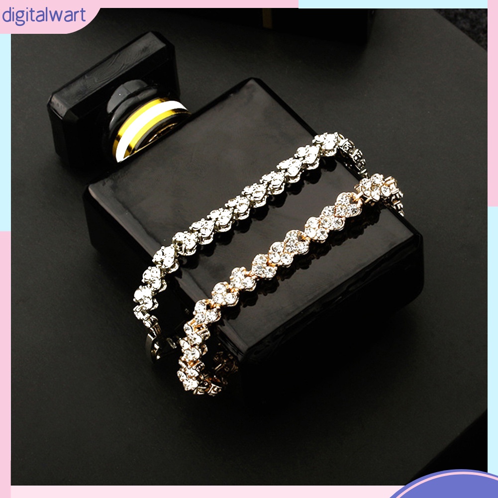 Vòng Tay Đính Đá Kiểu Dáng Đơn Giản, Thời Trang Cho Nữ