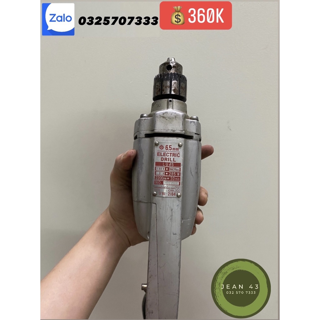 MÁY ĐÁNH BỘT, KHUẤY SƠN, QUẬY SƠN ELECTRIC DRILL NỘI ĐỊA NHẬT 110V