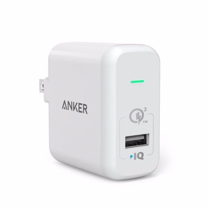 Sạc ANKER PowerPort+ 1 cổng 18w Quick Charge 3.0 có PowerIQ (Đen)