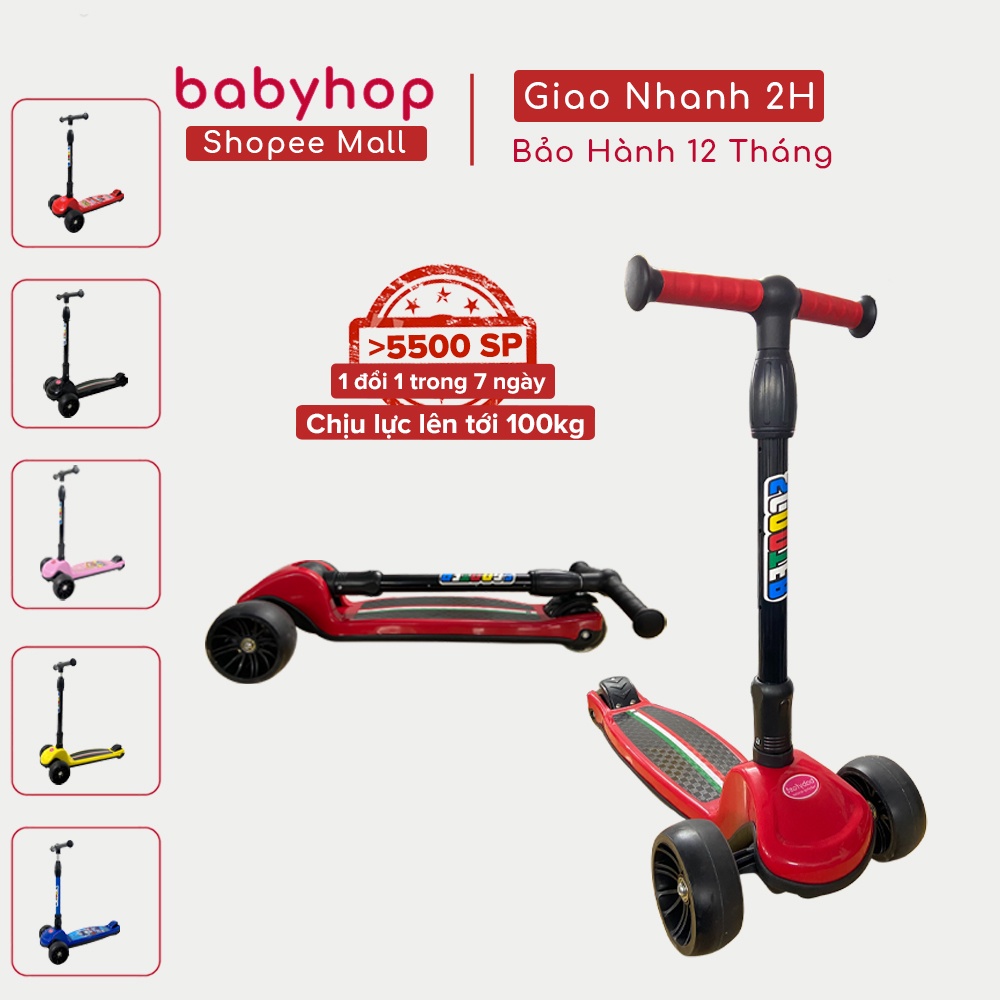 Xe scooter cho bé Babyfast thương hiệu Babyhop sử dụng từ 1