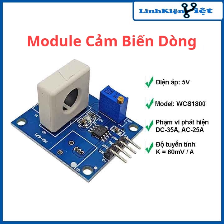 Module cảm biến dòng WCS1800 35A