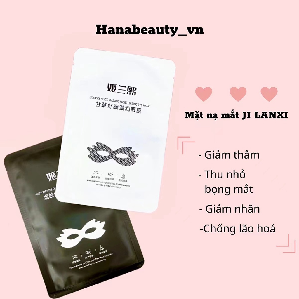 Mặt Nạ Dưỡng Mắt Jilanxi Chống Lão Hóa Giảm Thâm Giảm Bọng Mắt Nội Địa Trung