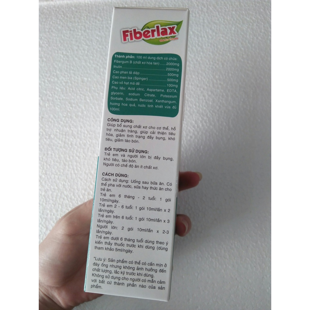 Chất Xơ Tritydo Fiberlax - Bổ Sung Chất Xơ, Nhuận Tràng, Cải Thiện Táo Bón