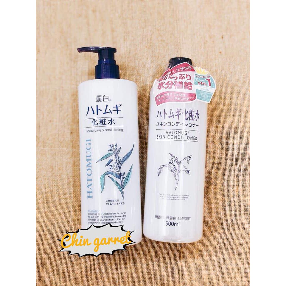 Nước hoa hồng Hatomugi ý dỹ Nhật 500ml