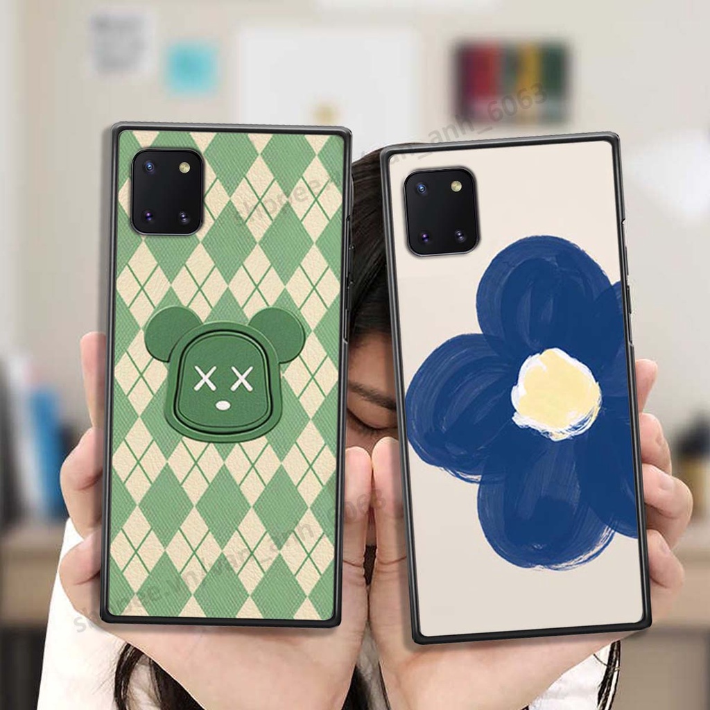 Ốp lưng Samsung Note 10 Lite in hình hoa, gấu rich bear nghệ thuật, thời trang