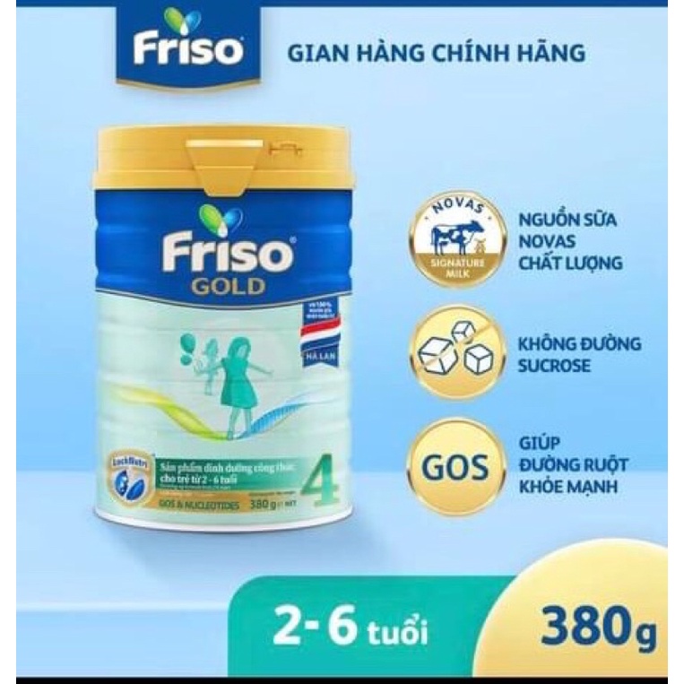 Sữa bột Friso Gold số 4 lon 380g