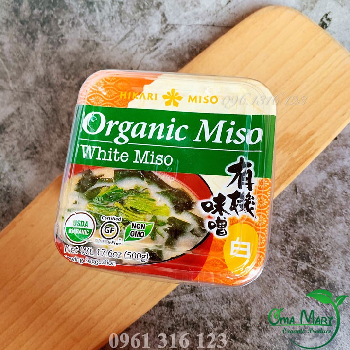 [Mã GROSALE2703 giảm 8% đơn 250K] Tương đậu ( Miso ) hữu cơ Hikari 500g