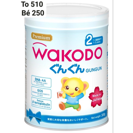 Sữa bột Wakodo số 2-810g( date mới nhất)