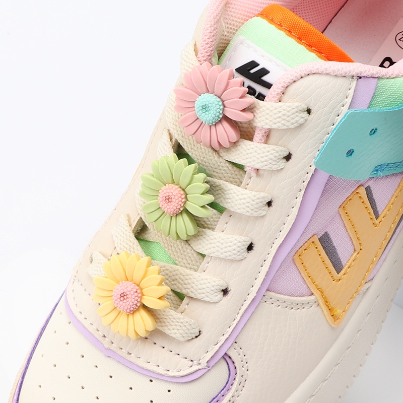 1 Khóa Dây Giày Hình Hoa Cúc Trang Trí