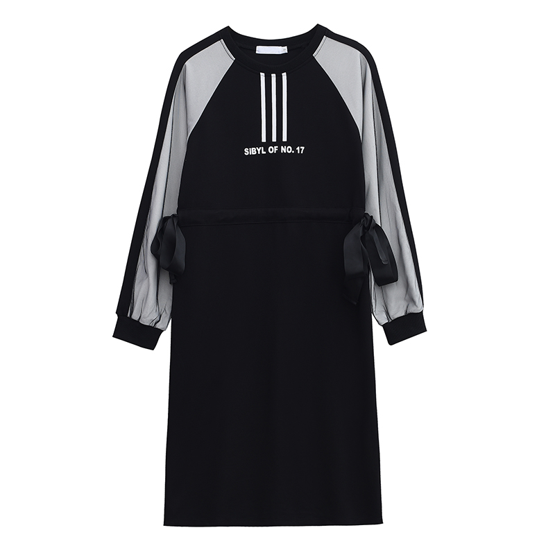 L-5XL Oversize Casual Loose Long Sleeve Dinner Party Midi Dresses Lady Korean Fashion Dress Plus Size Women's Clothing | BigBuy360 - bigbuy360.vn