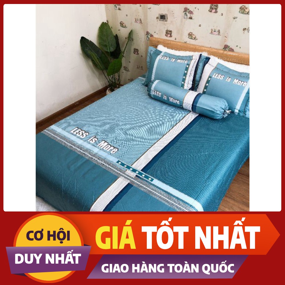 Bộ chăn ga phủ trần bông cotton living