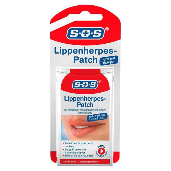 Miếng dán SOS Lippen Herpes Patch hàng Đức