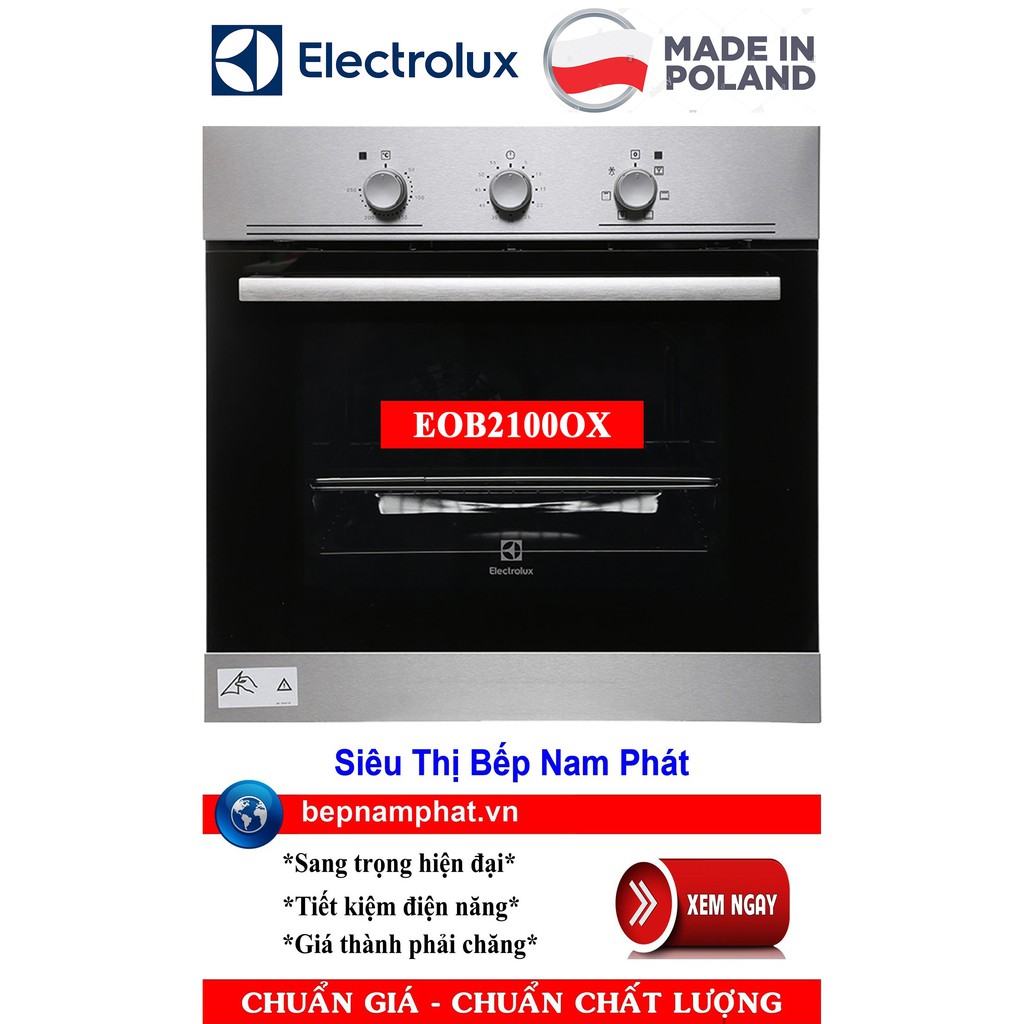 Lò nướng âm tủ Electrolux EOB2100OX nhập khẩu Ba Lan