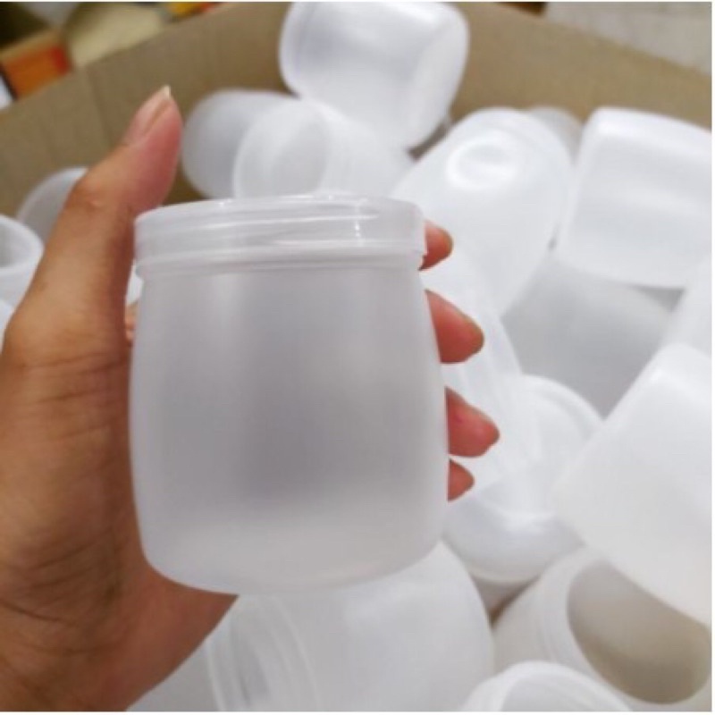 Set 10 hũ sữa chua nhựa