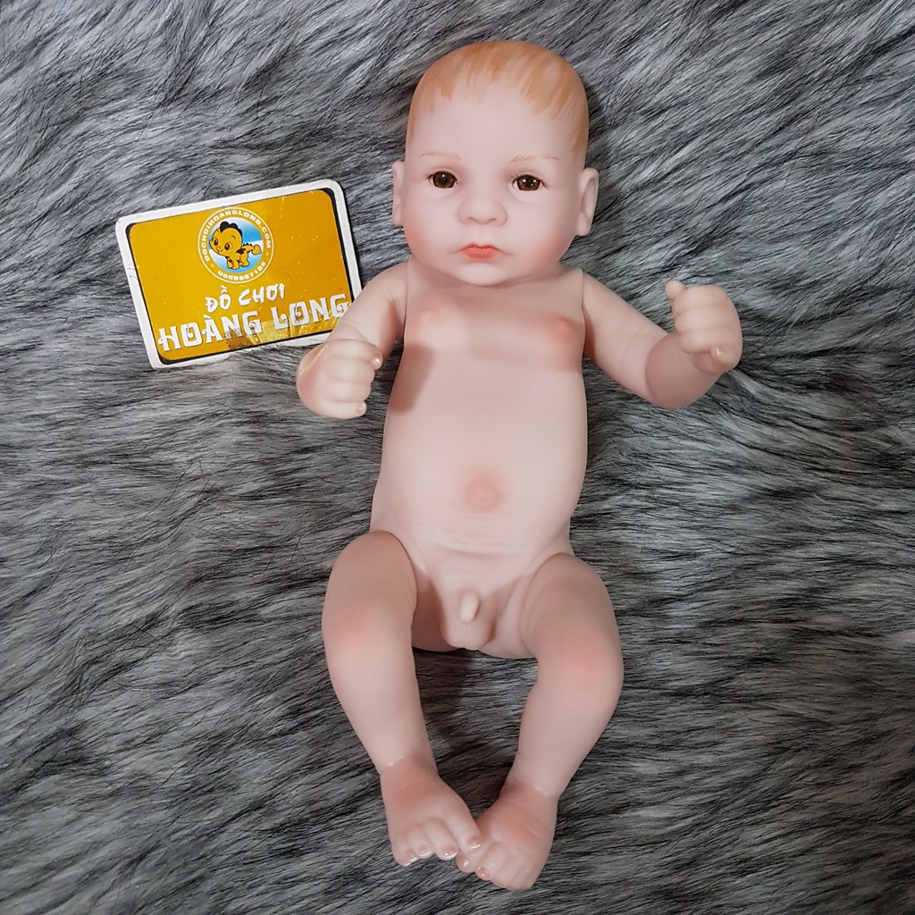 Búp bê Tái Sinh Bé Trai sơ sinh 26 CM bằng silicon - REBORN BABY Body Full Silicone Vinyl Boys 10 inch