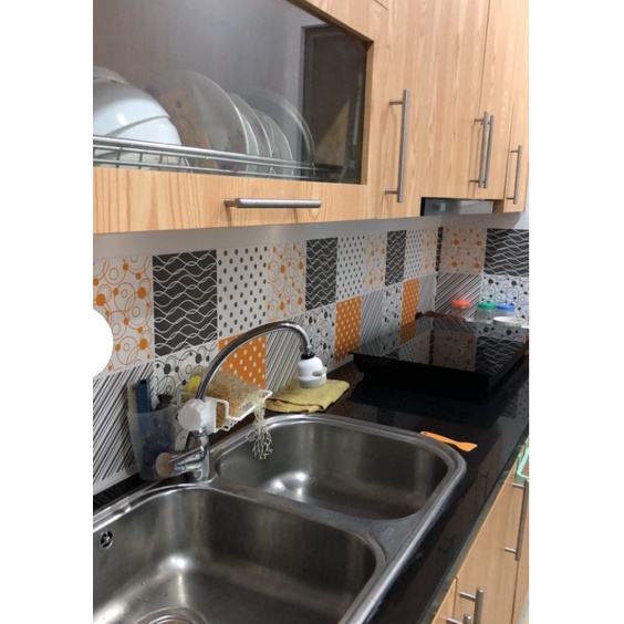 Decal Gạch Bông 40x60cm - Decal Dán bếp, Dán tường, Gạch men - Trang trí nhà cửa - XƯỞNG DECOR FL21