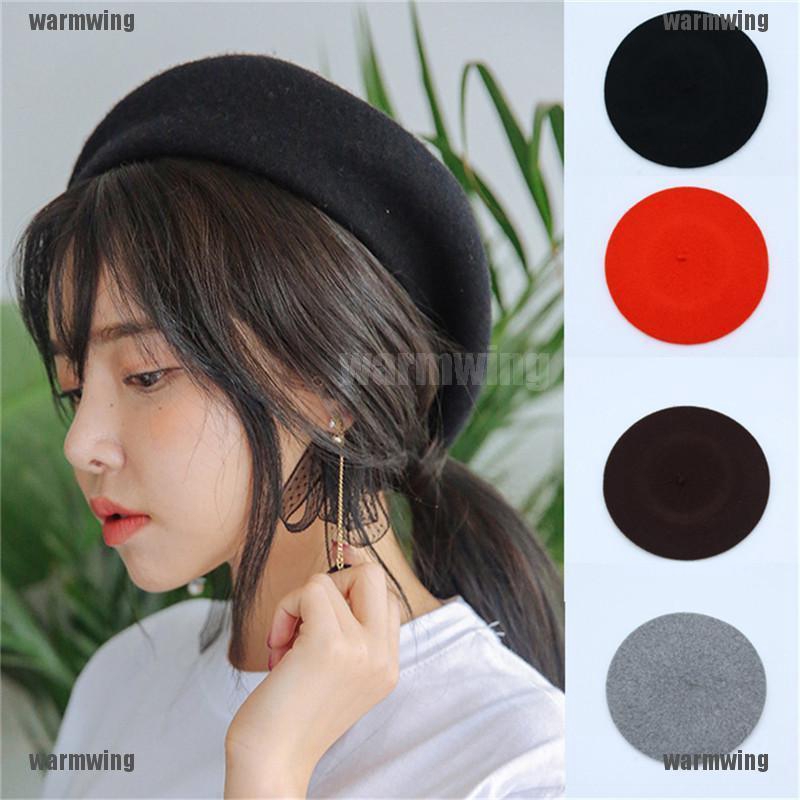 Mũ Beret Nữ Màu Sắc Nhã Nhặn Thời Trang