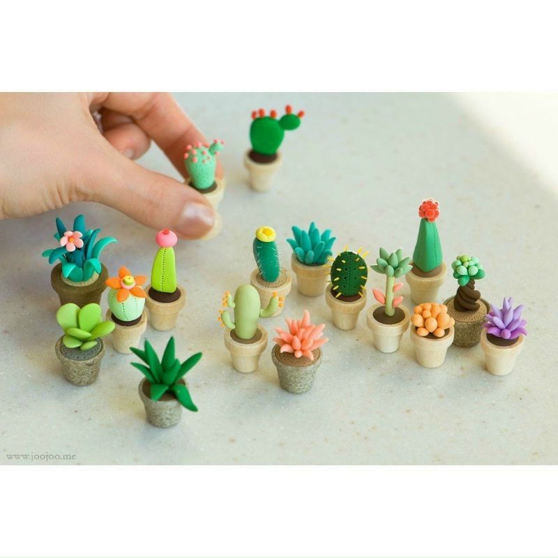 Túi 12 gói đất sét tạo hình sáng tạo kèm 3 dụng cụ nặn