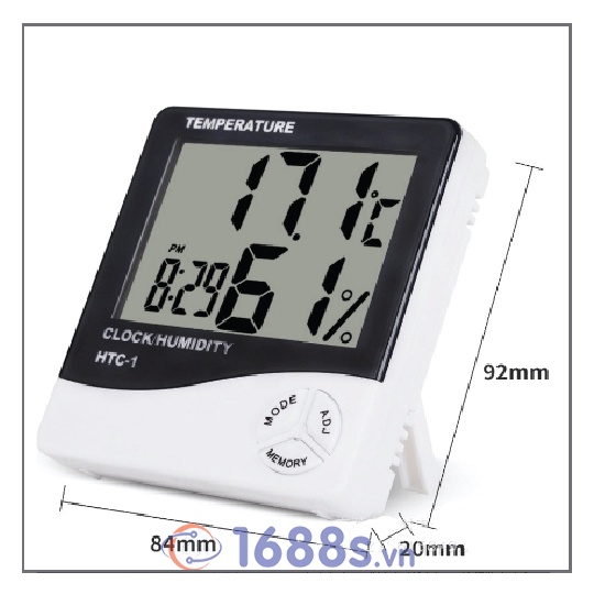Hiển thị nhiệt độ + độ ẩm HTC-1 - 1688s.vn