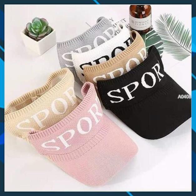 [Sẵn Hàng Giao Ngay] Mũ lưỡi trai  Mũ Sport thể thao Nam Nữ nửa đầu - nón chống nắng thời trang