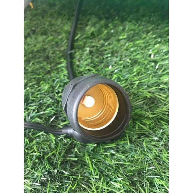 Dây đèn LED trang trí chống nước 5m 10 đui ngoài trời - Đèn ngoài trời ở Đà Lạt
