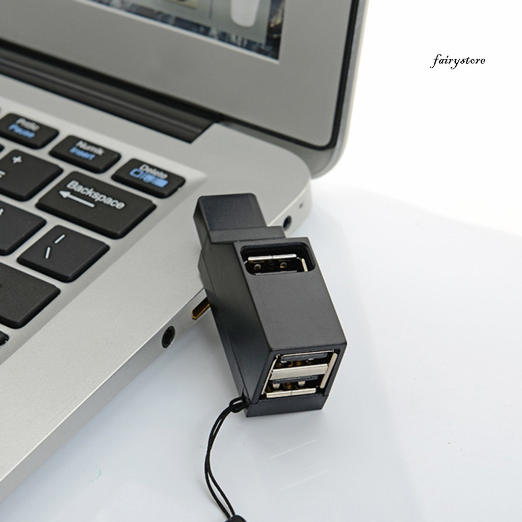 Fs Bộ Chia 3 Cổng Usb 2.0 / 3.0 Cho Laptop / Máy Tính