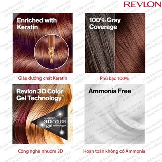 Nhuộm Tóc Thảo dược REVLON số 46 (Nâu Hạt Dẻ)
