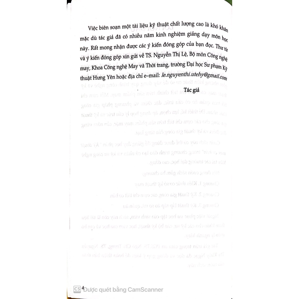 Sách - Kỹ Thuật May Cơ Bản