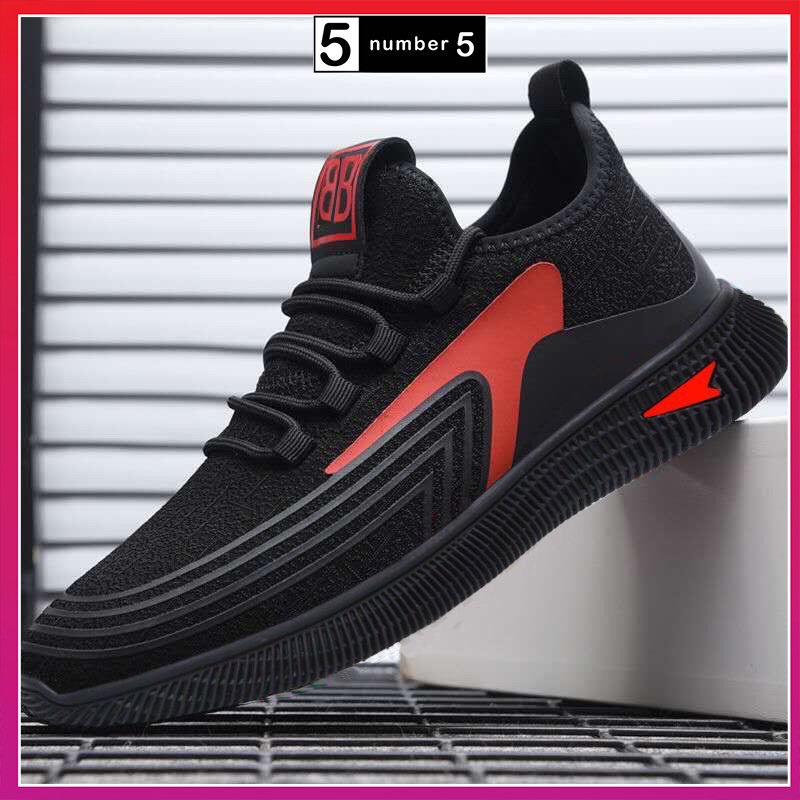 Giày nam vải thoáng khí giá rẻ WWB sườn đỏ siêu êm [WWB] | BigBuy360 - bigbuy360.vn