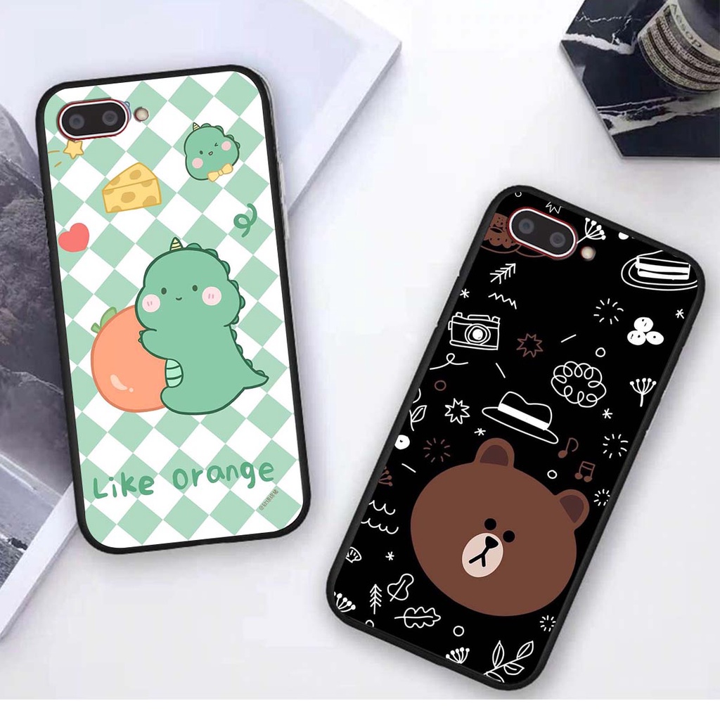 Ốp lưng Oppo A3S / A1K in hình khủng long , gấu nâu xinh xắn, siêu cute  mà còn vô cùng RẺ -ĐẸP