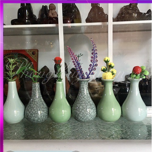 Bình hoa lọ sứ cắm hoa(trang trí bàn làm việc,phòng khách)