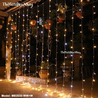 ĐÈN NHÁY TRANG TRÍ NOEL FREESHIP ĐÈN NHÁY VIÊN CẦU 12 BÓNG TRANG TRÍ THẢ MÀNH HÀNG RÀO ,CỬA HÀNG TÙY CHỈNH