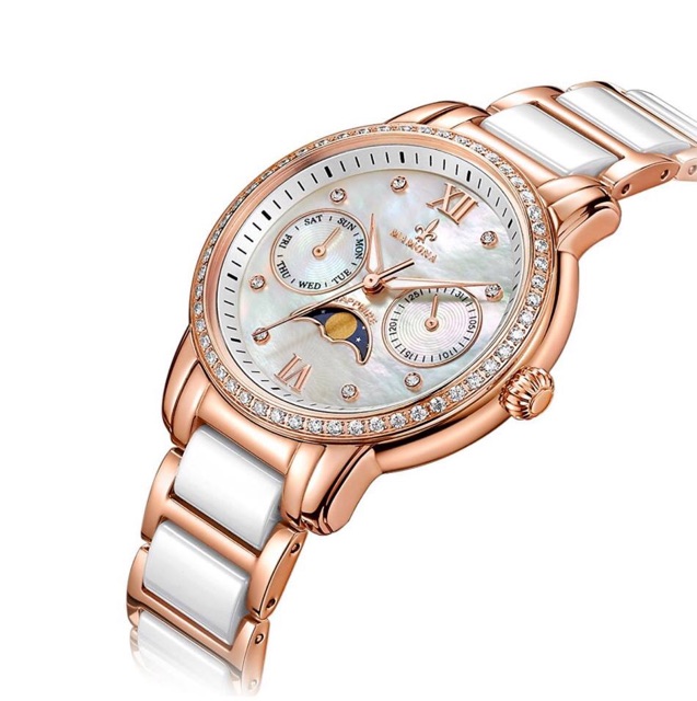 Đồng hồ nữ Mamona tặng kèm vòng tay chính hãng