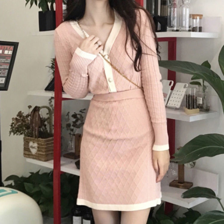 Mới Bộ Đồ Cổ Chữ V Chiết Eo Phong Cách Retro Pháp Dành Cho Nữ