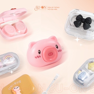 Tổng Hợp Bộ Dụng Cụ đeo lens mini, khay đựng nhíp gắp que đeo lens