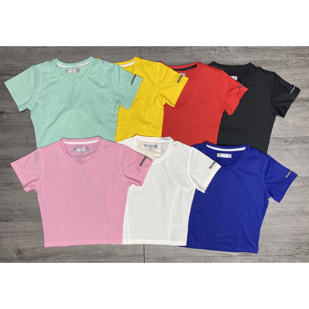 Áo thun croptop tập gym, yoga PC ôm body tôn dáng, co giãn tốt