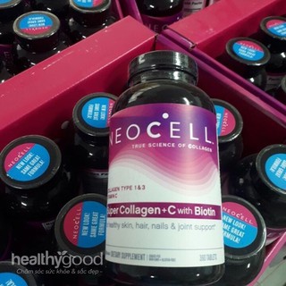 Viên uống Neocell Super Collagen +C Type 1&3 360 Viên của Mỹ, Mẫu Mới