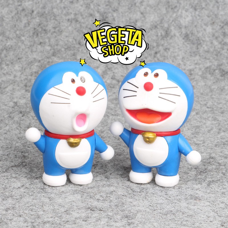 Mô hình Doraemon Doremon - Đồ chơi Doremon xoay được đầu và tay 360 độ - Trạng thái Doraemon Doremon dễ thương - 7cm