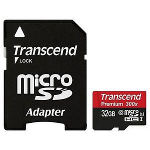 Thẻ nhớ Micro SD Transcend với dung lượng 8GB/16GB/32GB/64GB tuỳ chọn