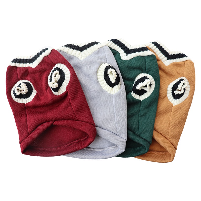 Áo Khoác Sweater Dệt Kim Thời Trang Thu Đông Cho Thú Cưng