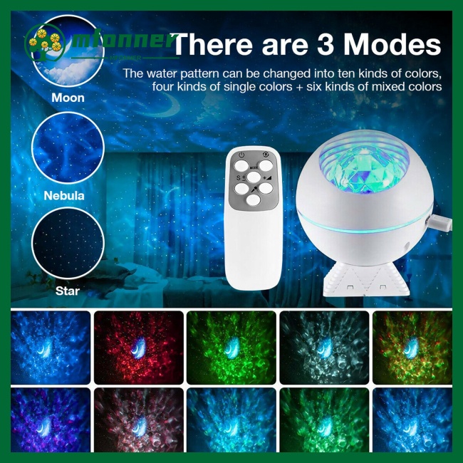 Đèn Led Chiếu Trần Nhà 3 Trong 1 Tạo Hiệu Ứng Bầu Trời Sao Điều Khiển Bằng Giọng Nói 40 Chế Độ Tiện Dụng