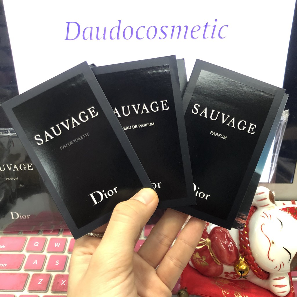 [ vial ] Nước hoa nam Dior Sauvage EDT EDP Parfum 1ml