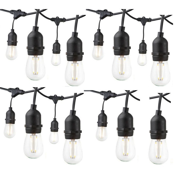 Dây đèn bóng led edison ST64 7 mét 14 bóng 4w đèn trang trí