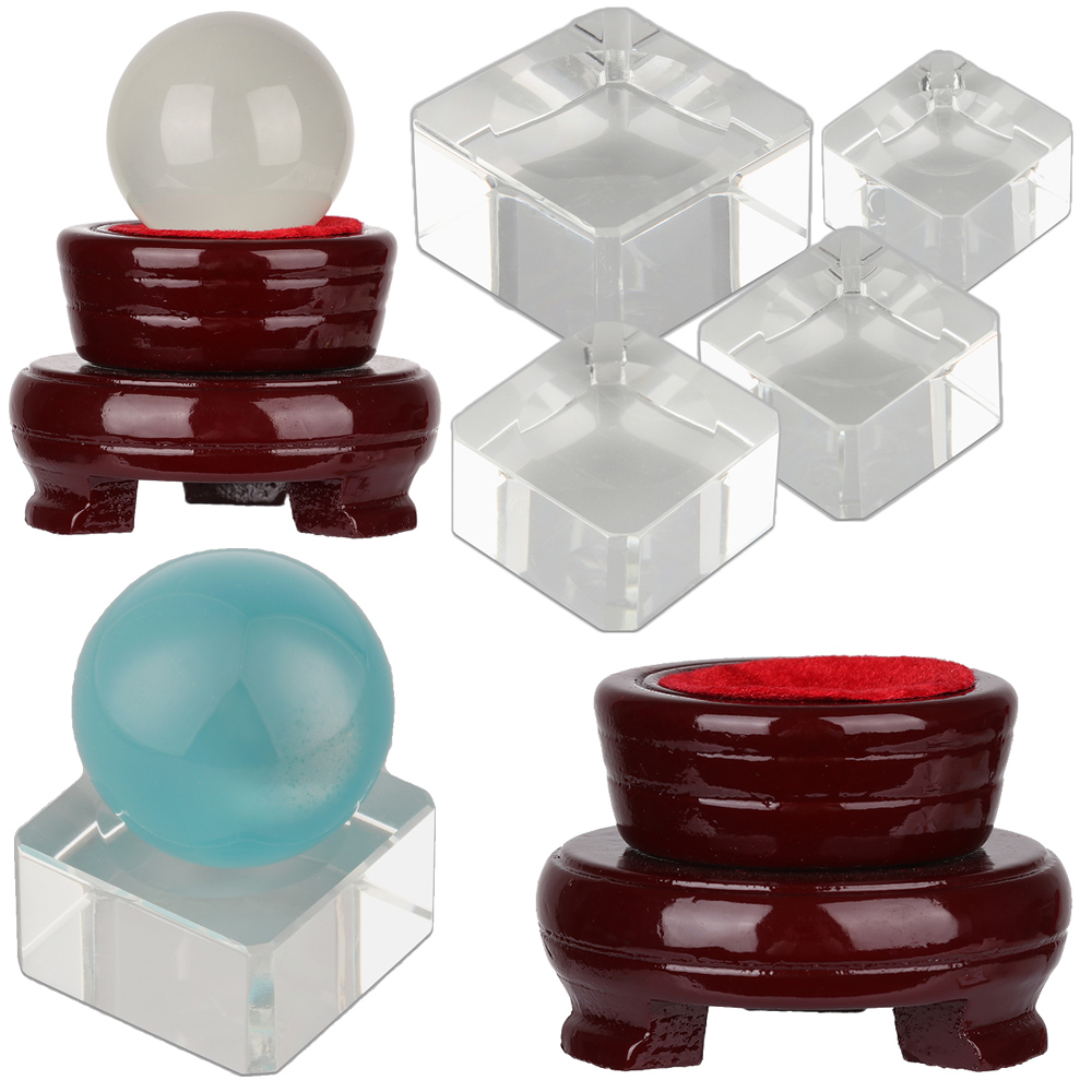 Giá Đỡ Quả Cầu Thủy Tinh Trong Suốt Dùng Để Trang Trí